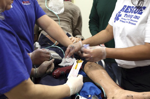 Rescue Training Inc hands-on paramedic training